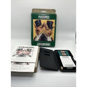 Vintage 1992 Pass The Pigs Dice Game Milton Bradley Hasbro Canada Complete C4222